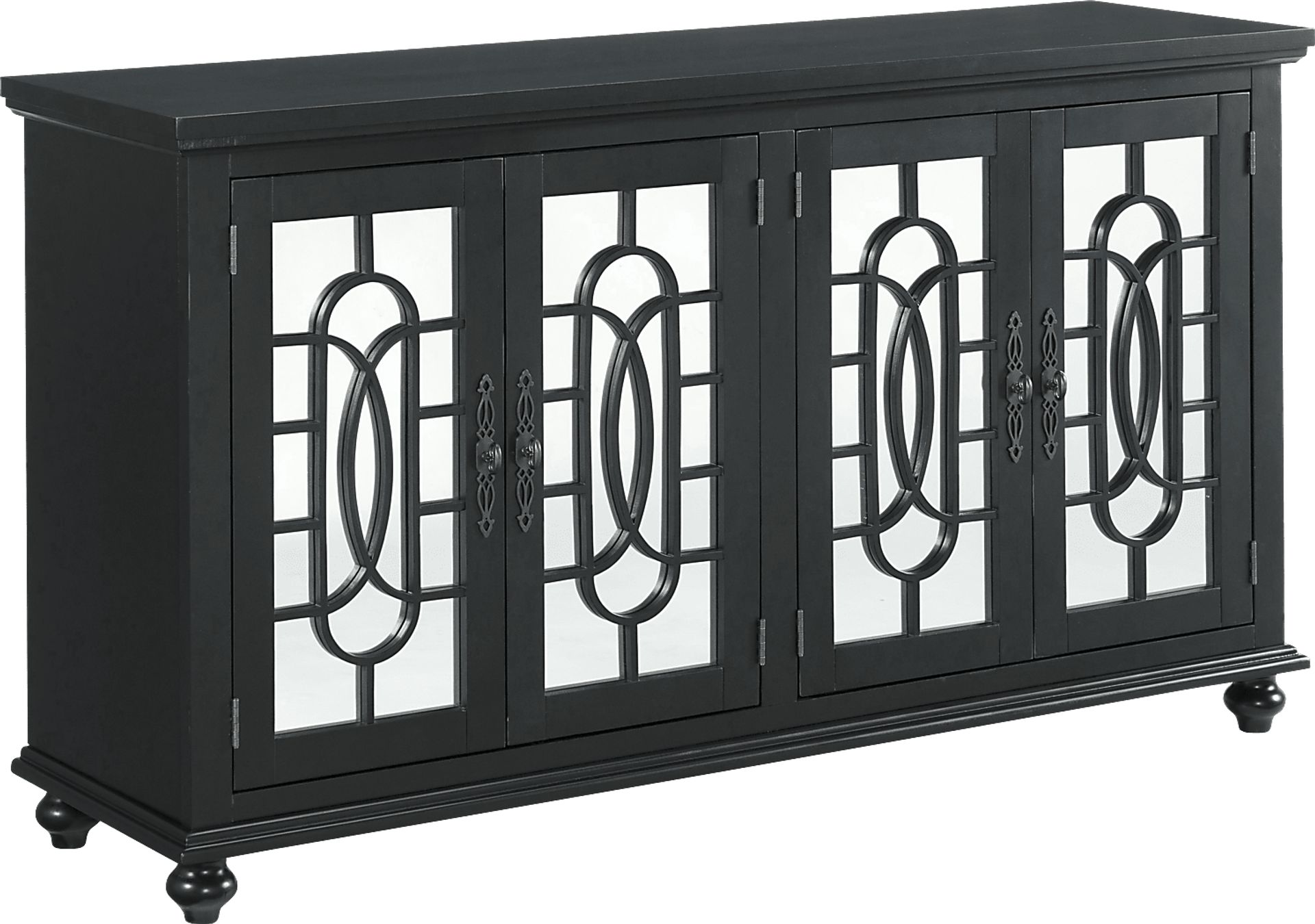 Aubry Black Credenza - Image 1
