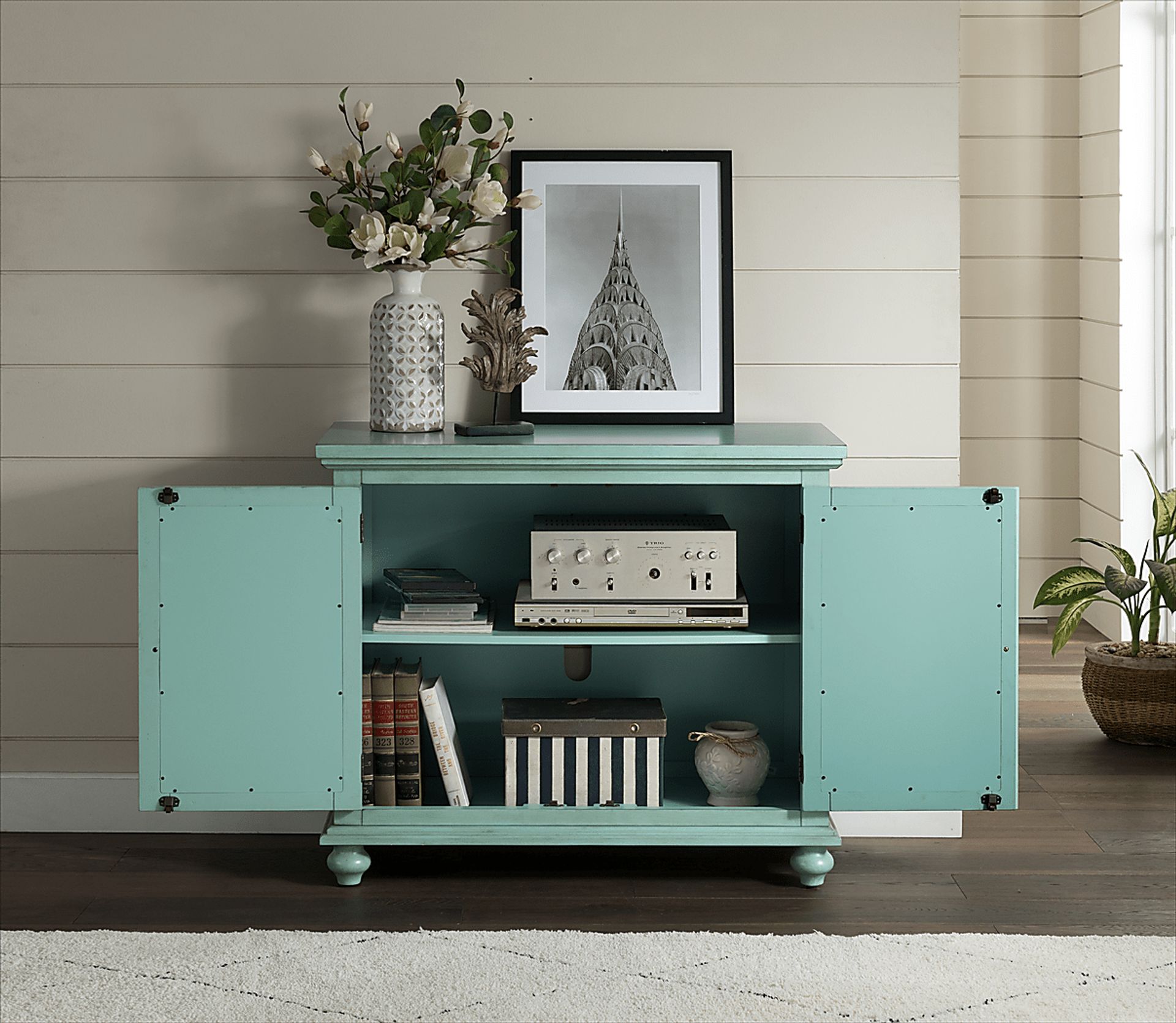 Aubry Seafoam Accent Cabinet - Image 6