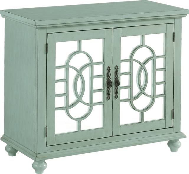 Aubry Seafoam Accent Cabinet - Thumbnail - Image 1