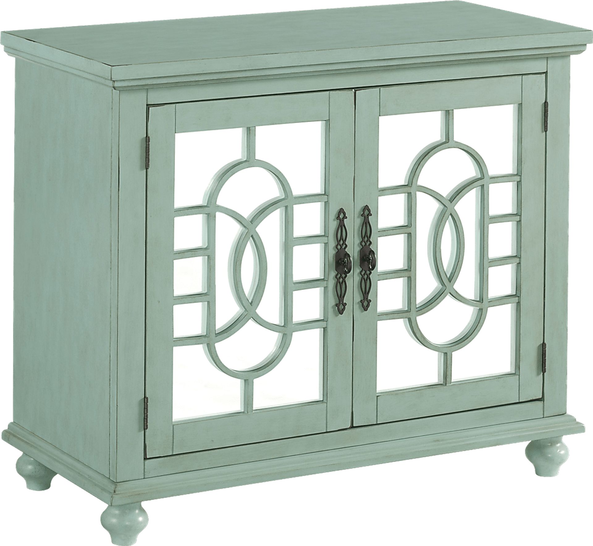 Aubry Seafoam Accent Cabinet - Image 1