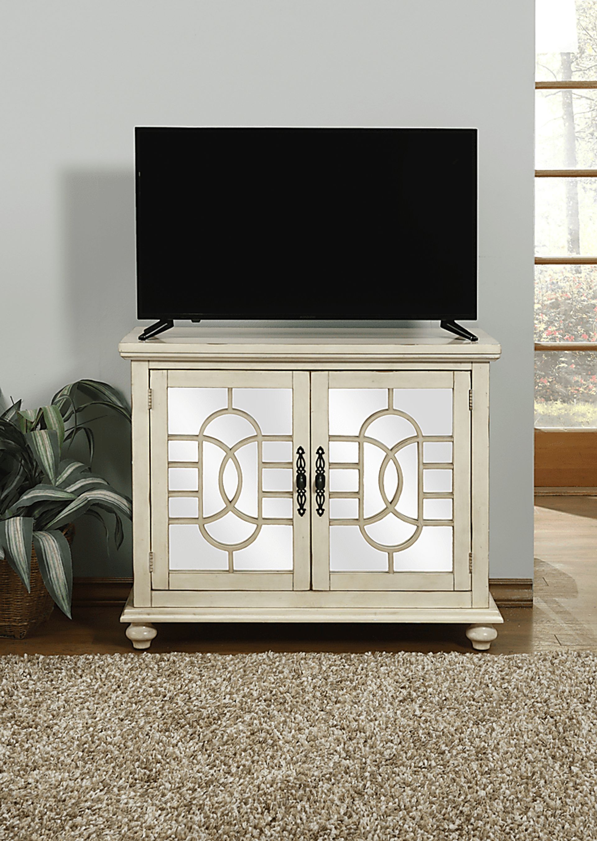 Aubry White Accent Cabinet - Image 3