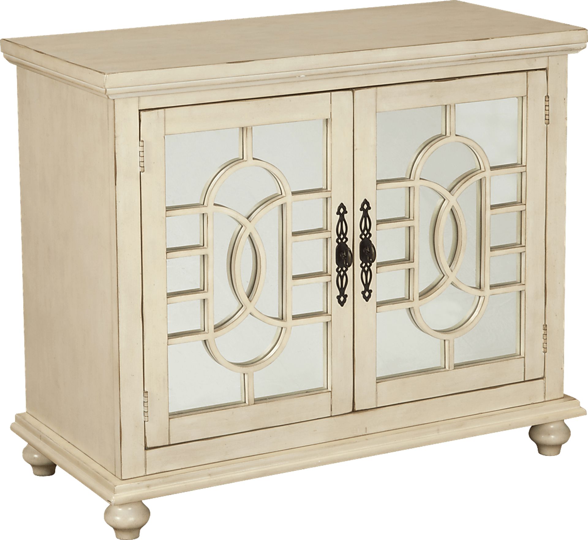 Aubry White Accent Cabinet - Image 1