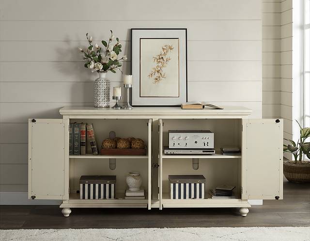 Aubry White Credenza - Thumbnail - Image 5
