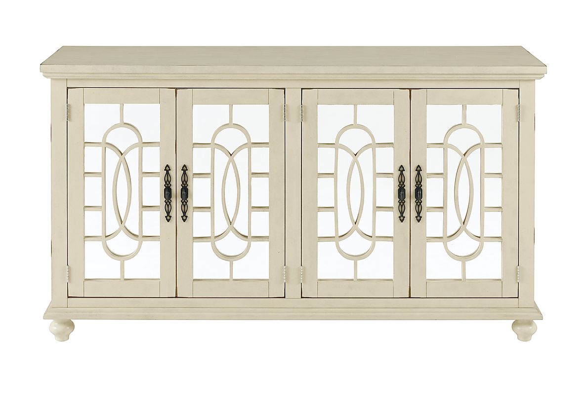 Aubry White Credenza