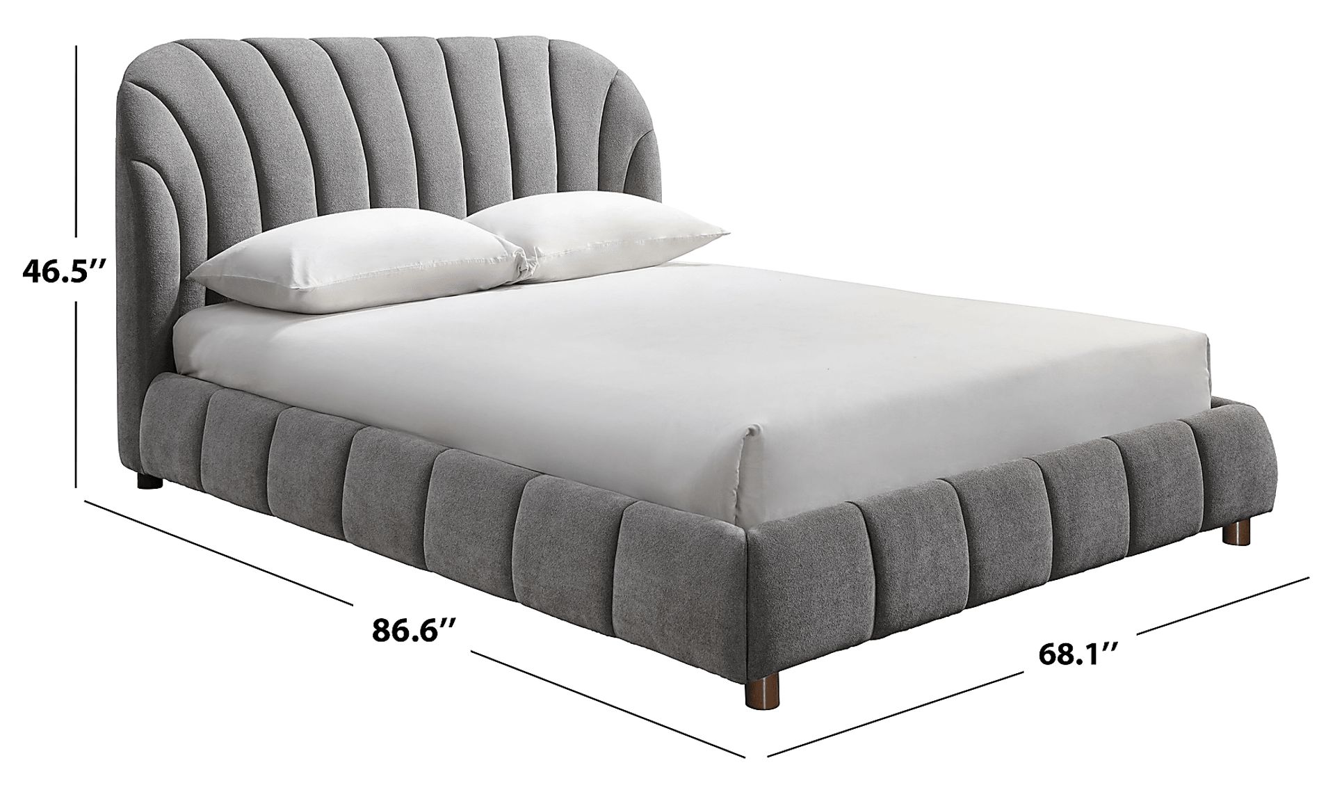 Auder Gray Queen Bed - Image 3