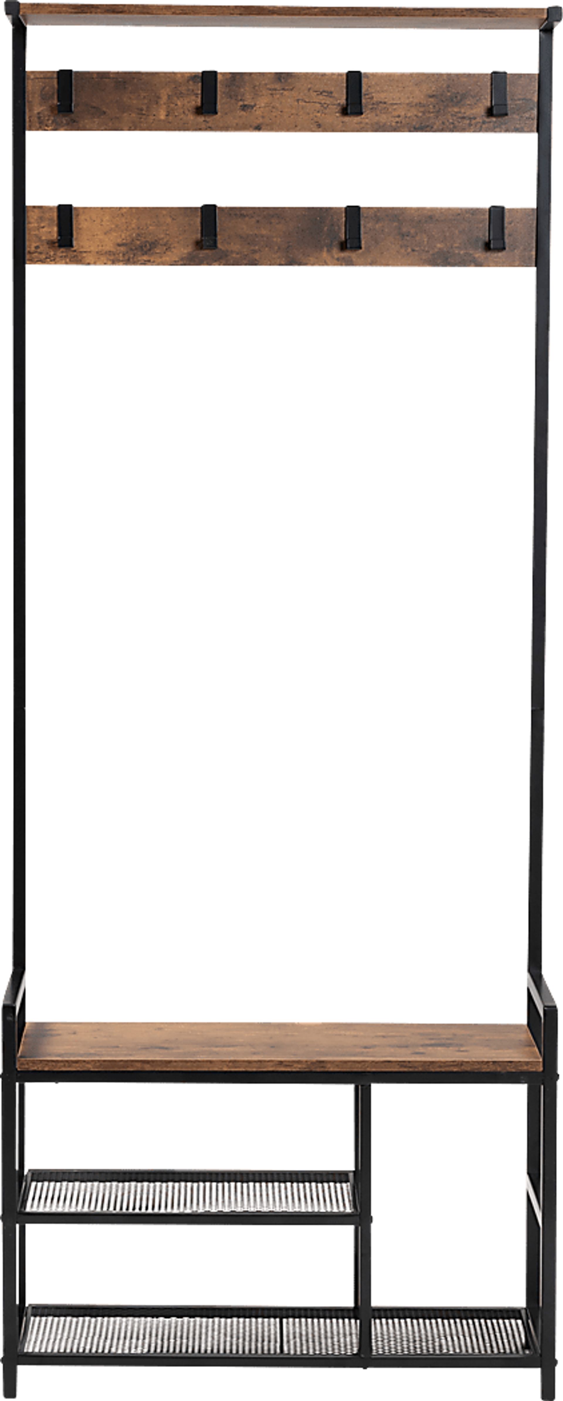 Audobon Brown Coat Rack - Image 3