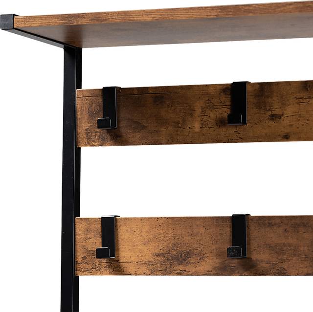 Audobon Brown Coat Rack - Thumbnail - Image 4