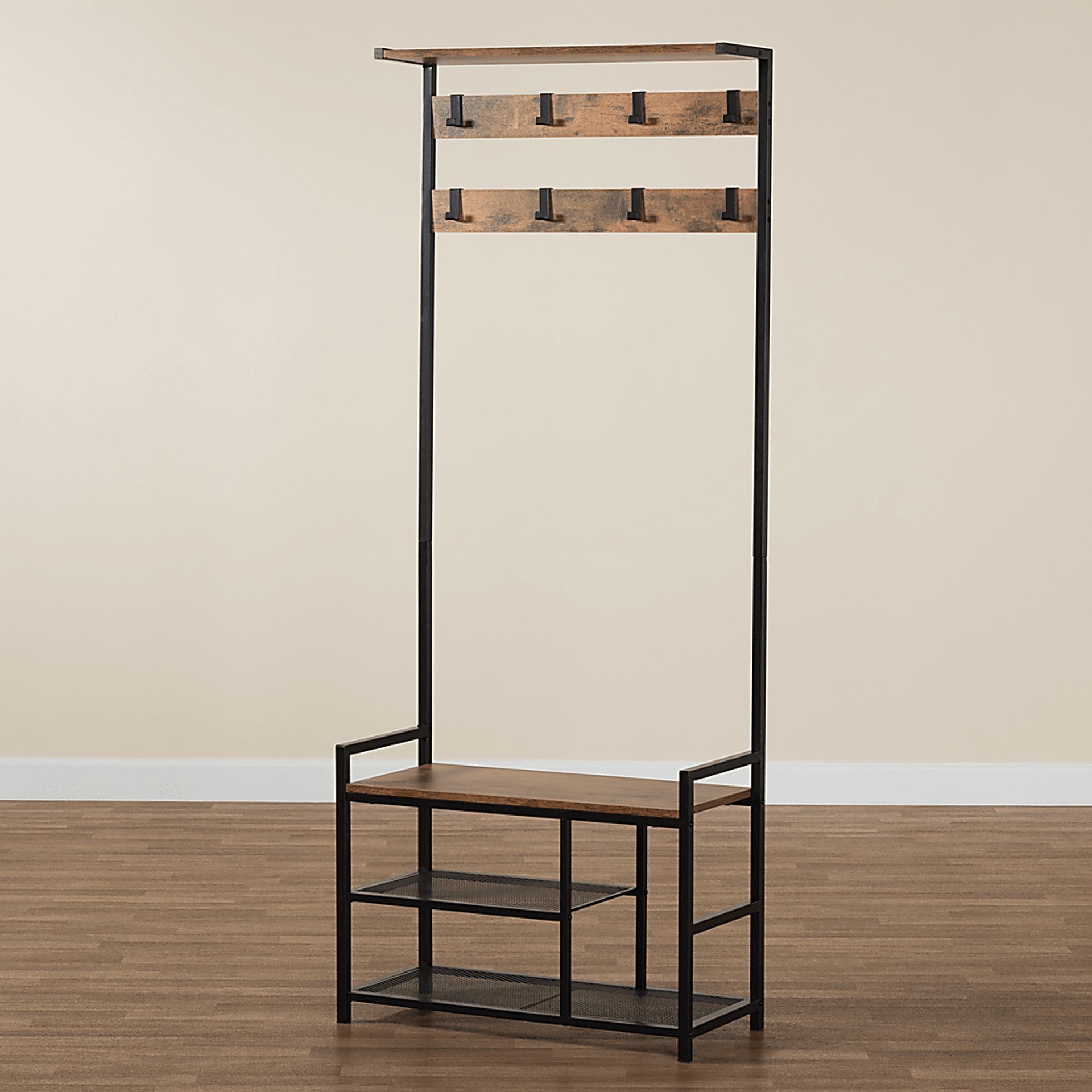 Audobon Brown Coat Rack - Image 7