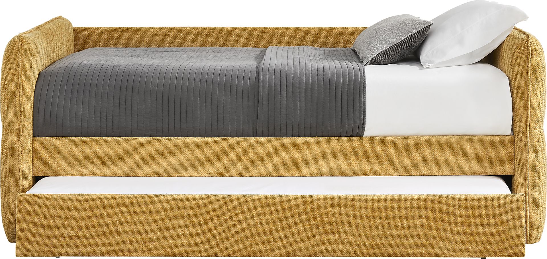 Audra Place Gold Daybed with Trundle - Image 3