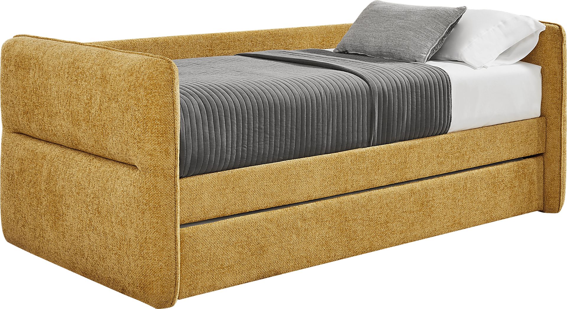 Audra Place Gold Daybed with Trundle - Image 4