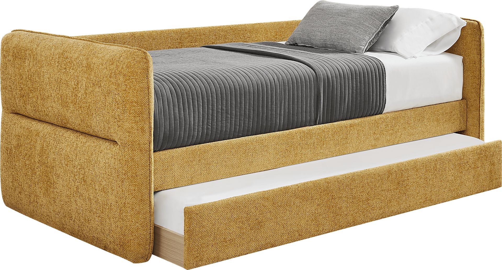 Audra Place Gold Daybed with Trundle - Image 1
