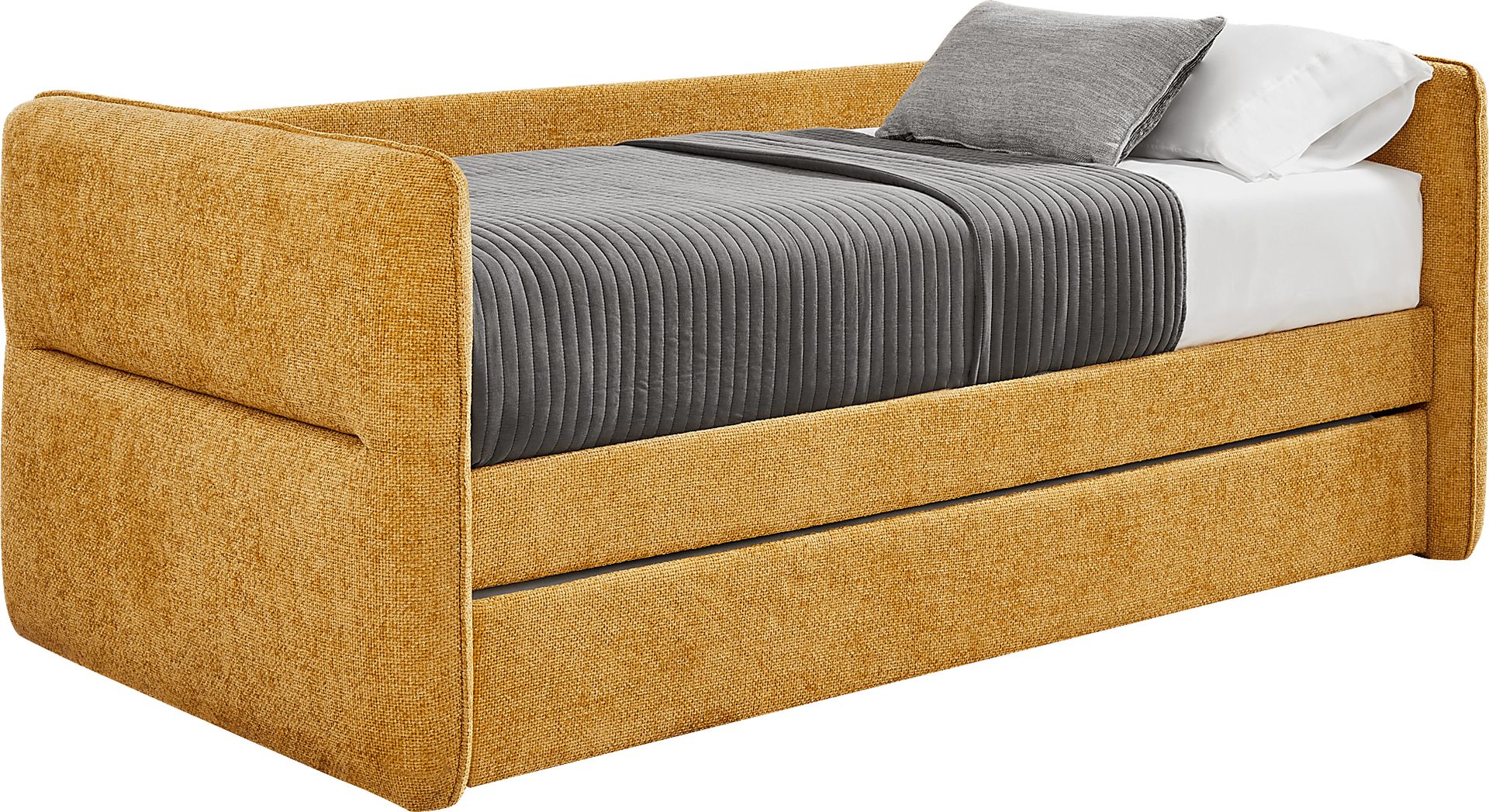 Audra Place Gold Daybed with Trundle - Image 1