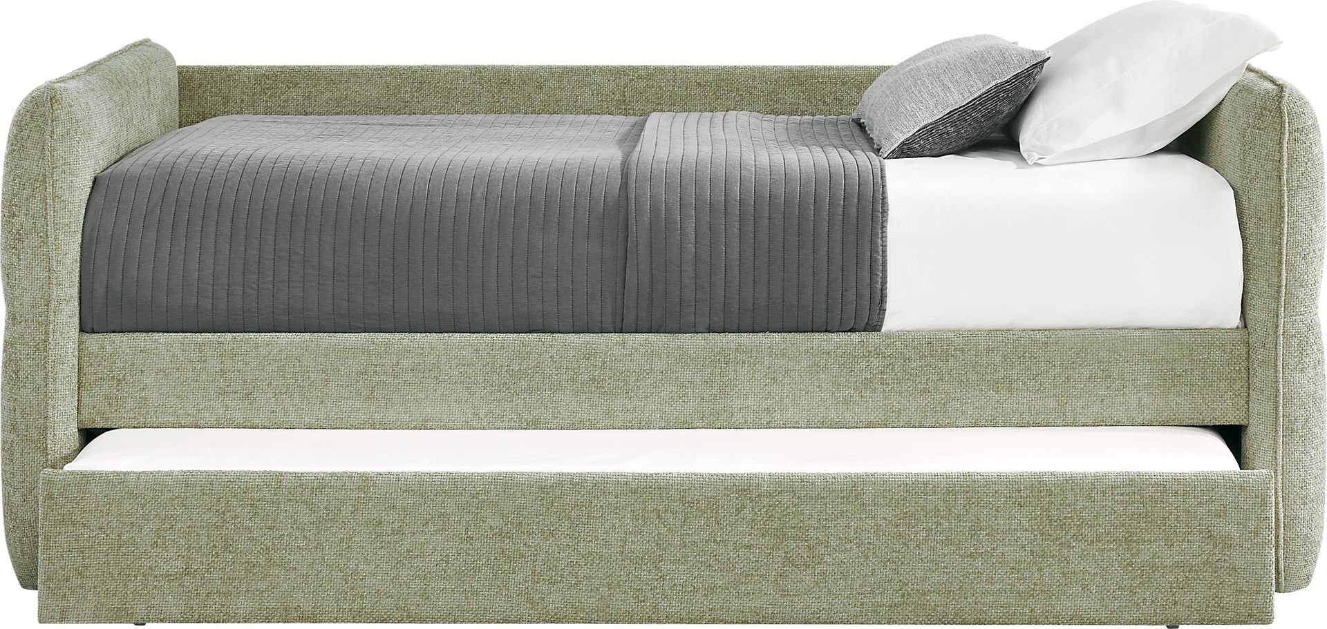 Audra Place Green Daybed with Trundle - Image 2