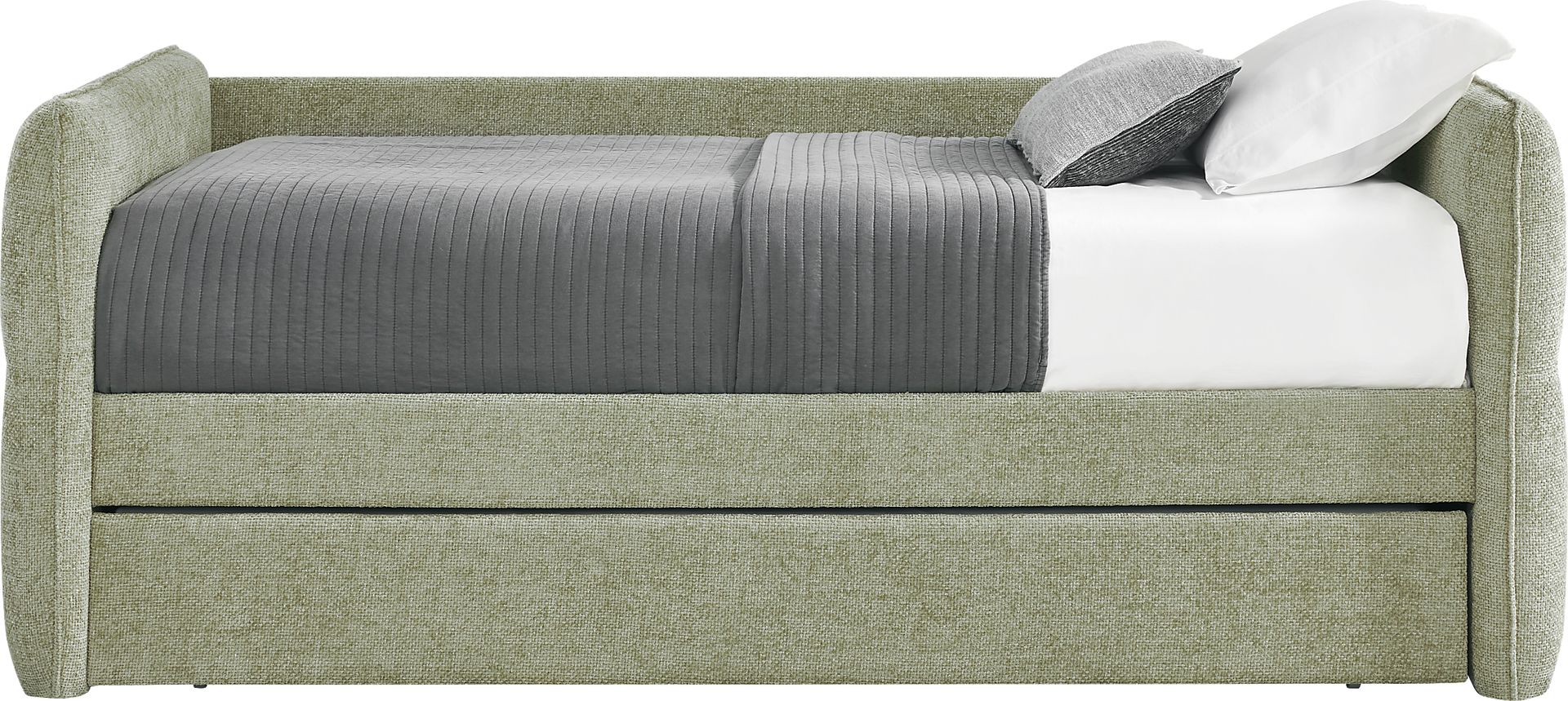 Audra Place Green Daybed with Trundle - Image 2
