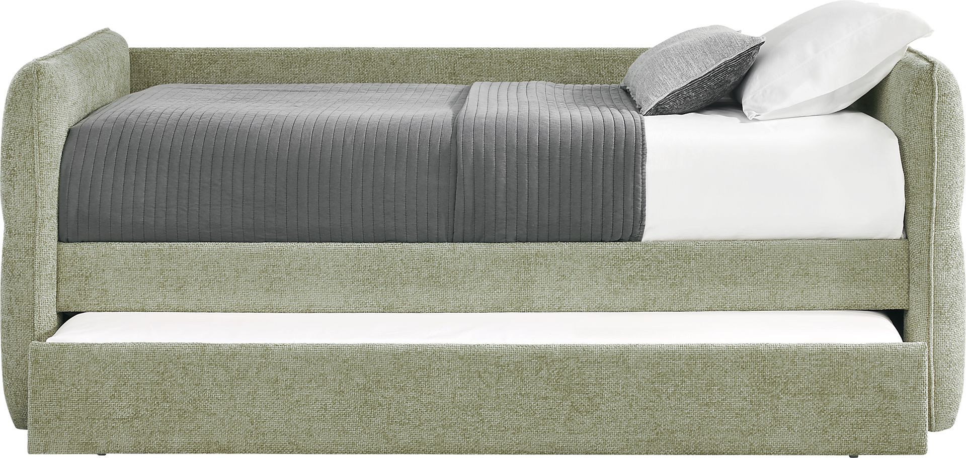 Audra Place Green Daybed with Trundle - Image 3