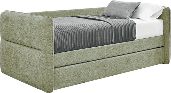 Audra Place Green Daybed with Trundle
