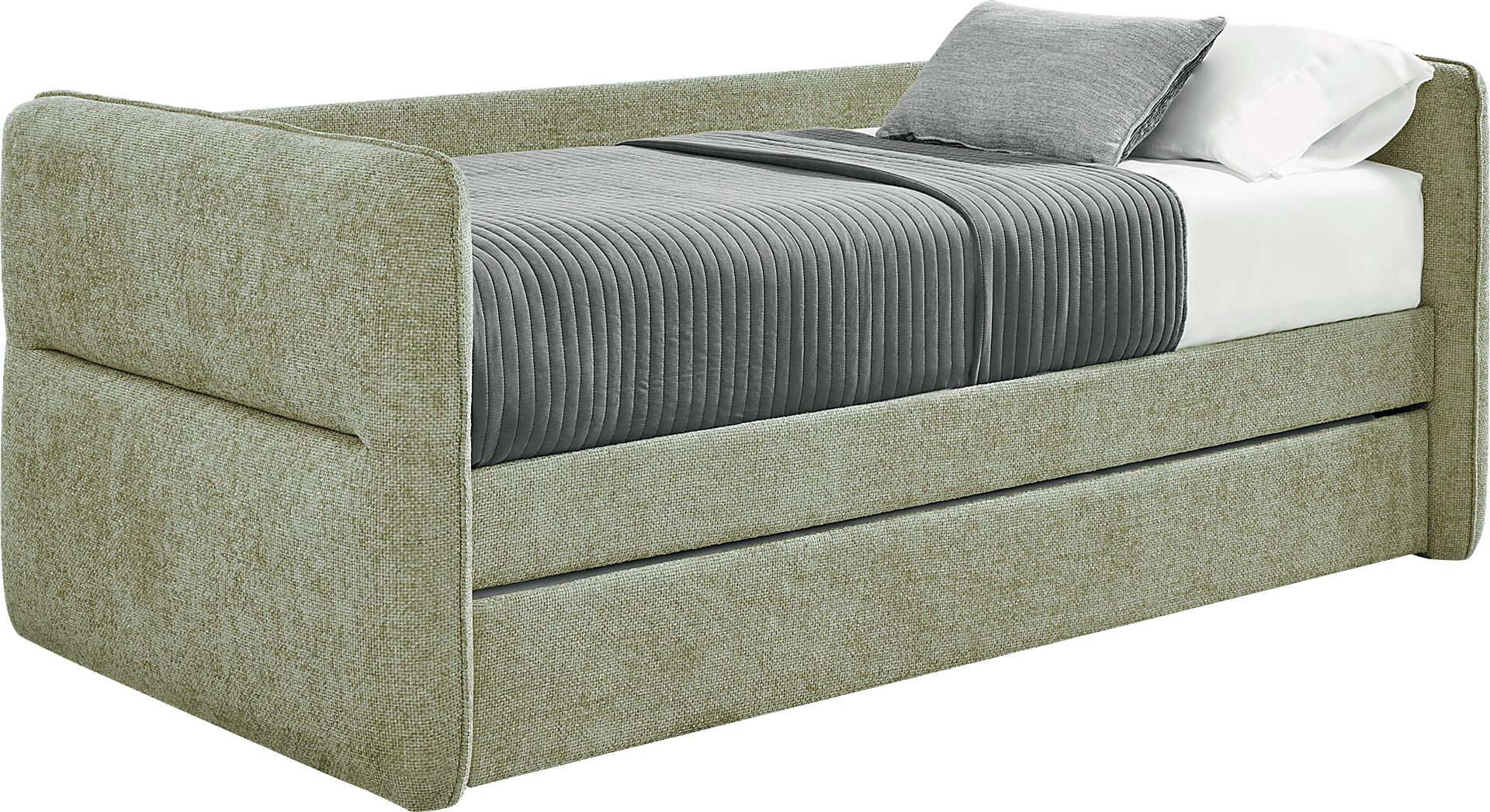 Audra Place Green Daybed with Trundle - Image 1