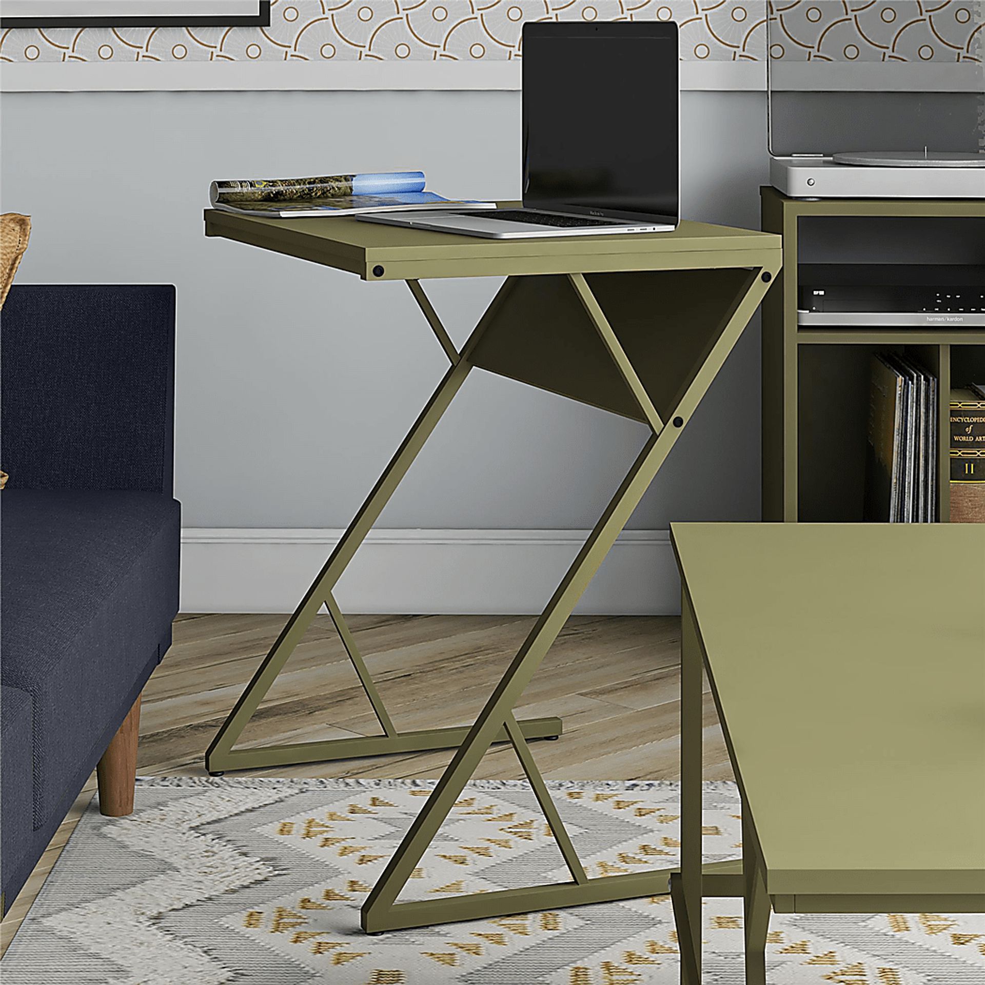 Audrad Olive Accent Table - Image 3