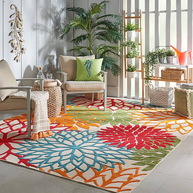 Audry Green 8' x 11' Indoor/Outdoor Rug - Thumbnail - Image 12