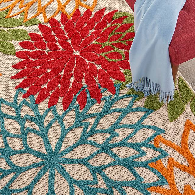 Audry Green 8' x 11' Indoor/Outdoor Rug - Thumbnail - Image 7