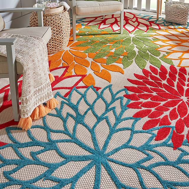Audry Green 8' x 11' Indoor/Outdoor Rug - Thumbnail - Image 8