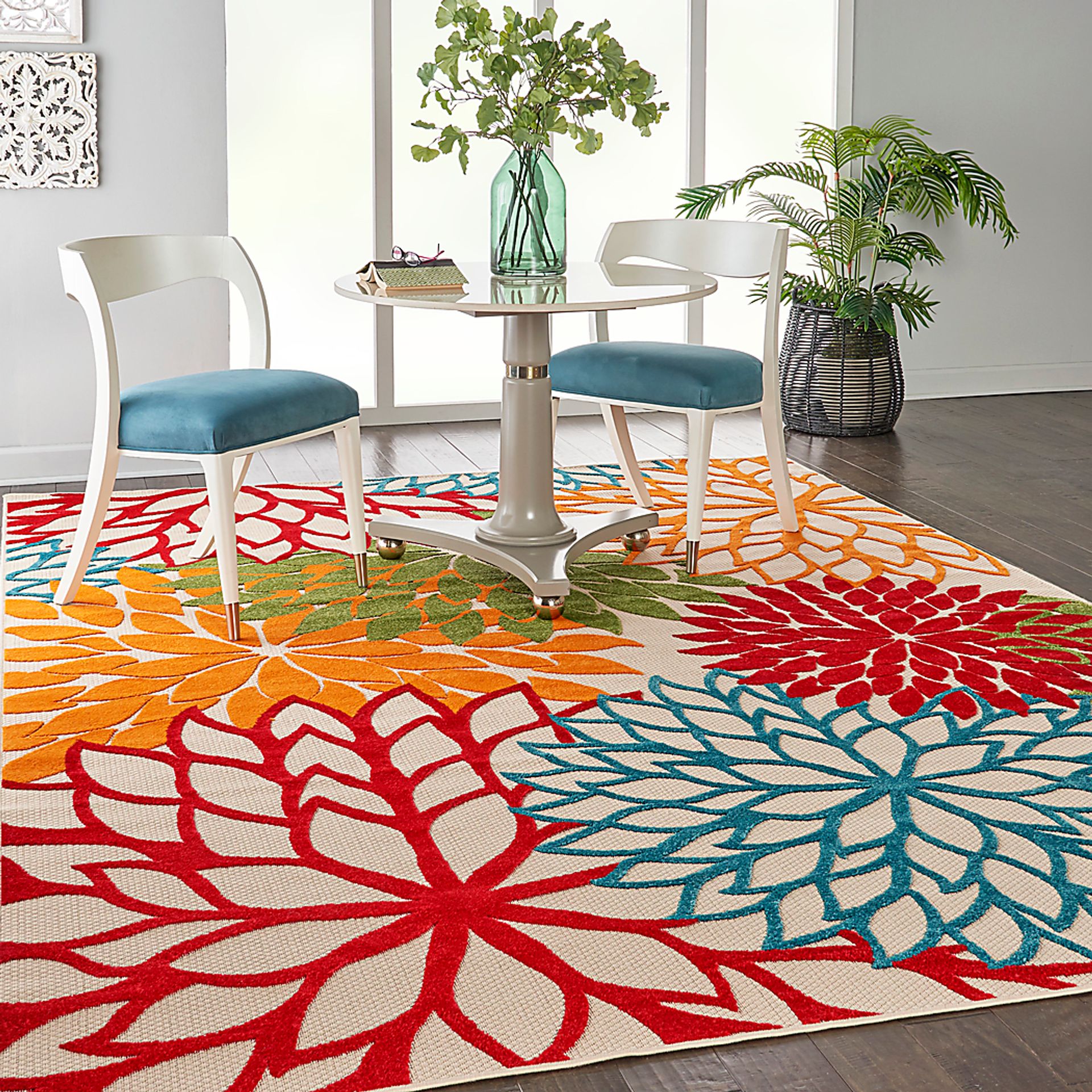 Audry Green 8' x 11' Indoor/Outdoor Rug - Image 10