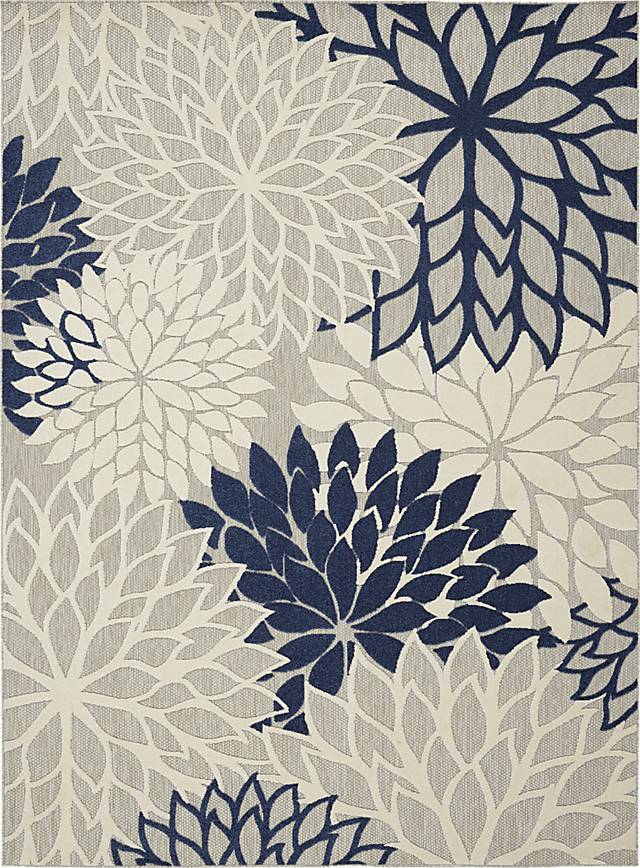 Audry Ivory 5' x 8' Indoor/Outdoor Rug - Thumbnail - Image 1