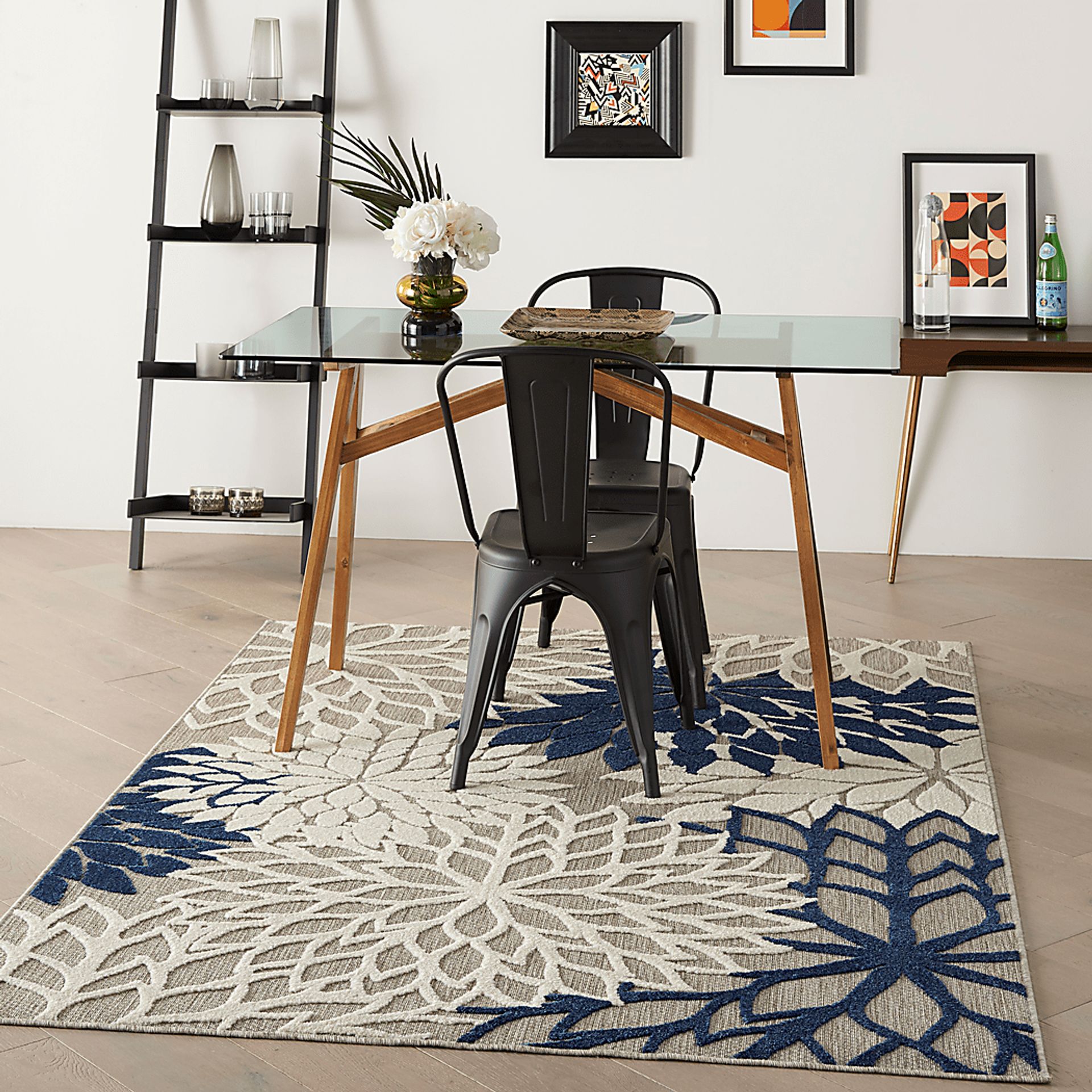 Audry Ivory 8' x 11' Indoor/Outdoor Rug - Image 8