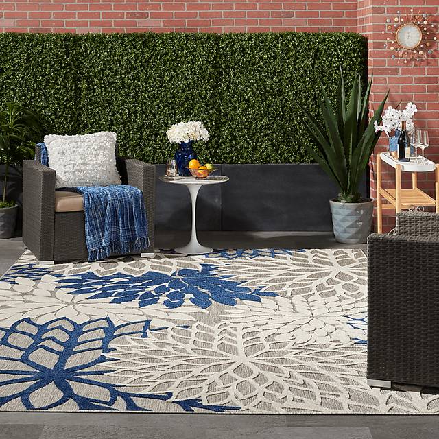 Audry Ivory 8' x 11' Indoor/Outdoor Rug - Thumbnail - Image 9