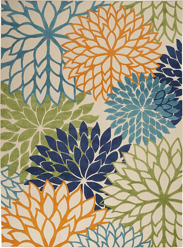 Audry Multi 8' x 11' Indoor/Outdoor Rug - Thumbnail - Image 1