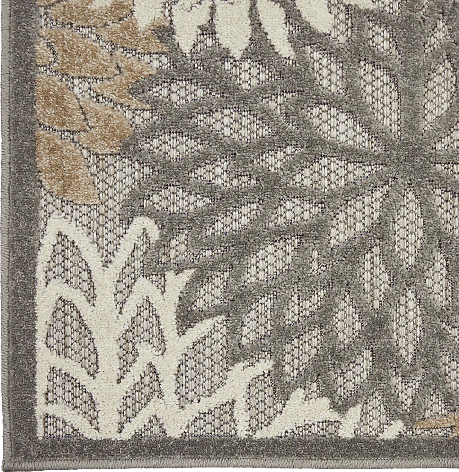 Audry Natural 5' x 8' Indoor/Outdoor Rug - Image 3