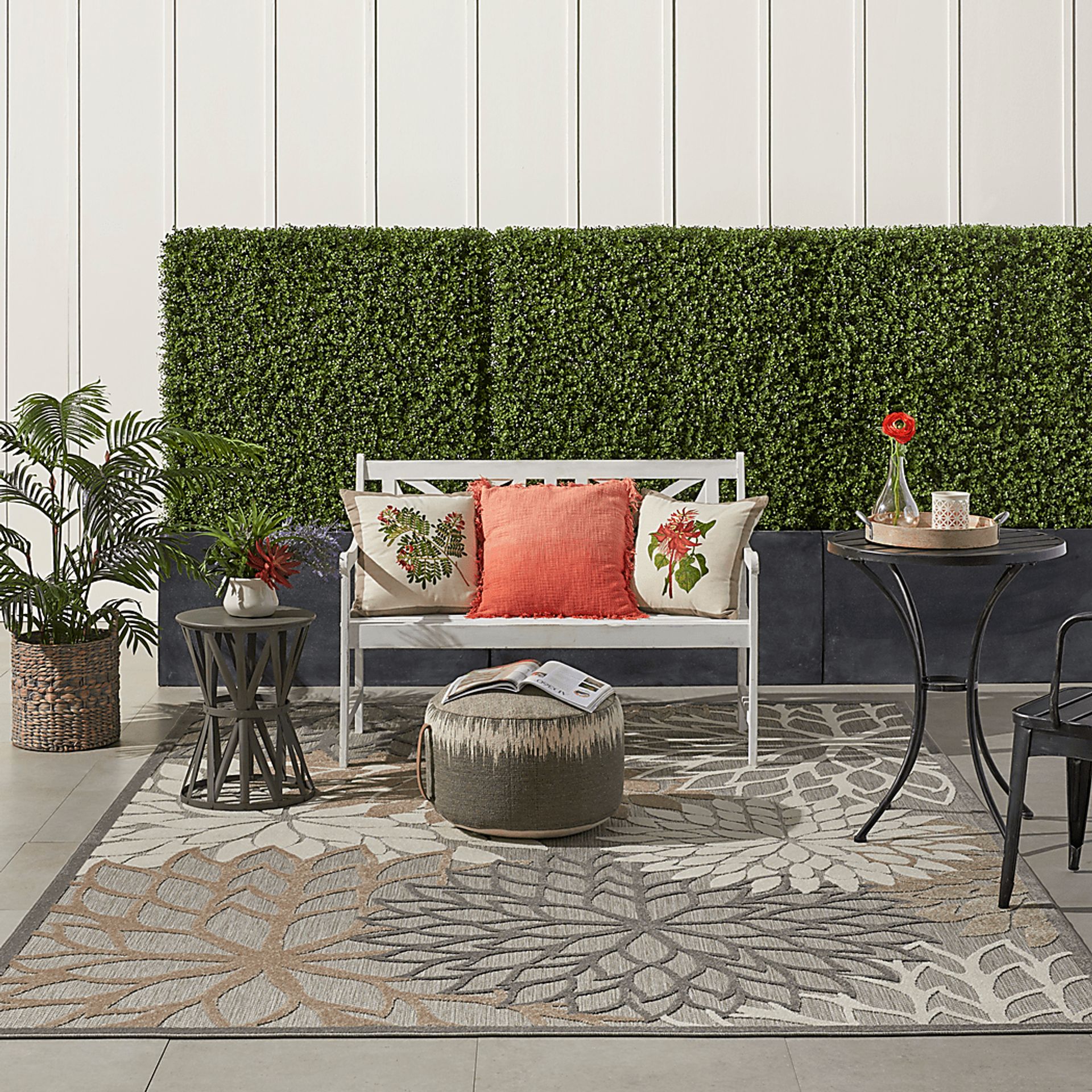 Audry Natural 5' x 8' Indoor/Outdoor Rug - Image 9