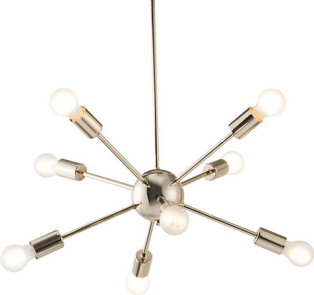 Augusta Point Gold Chandelier - Thumbnail - Image 2