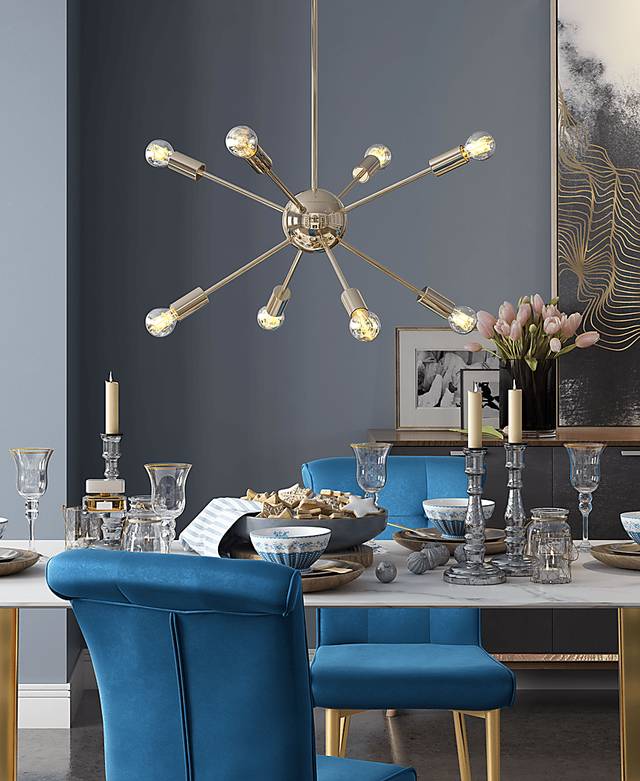 Augusta Point Gold Chandelier - Thumbnail - Image 6