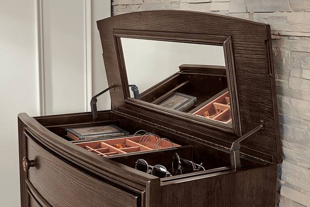 Augustine Brown Lift Top Chest - Thumbnail - Image 4