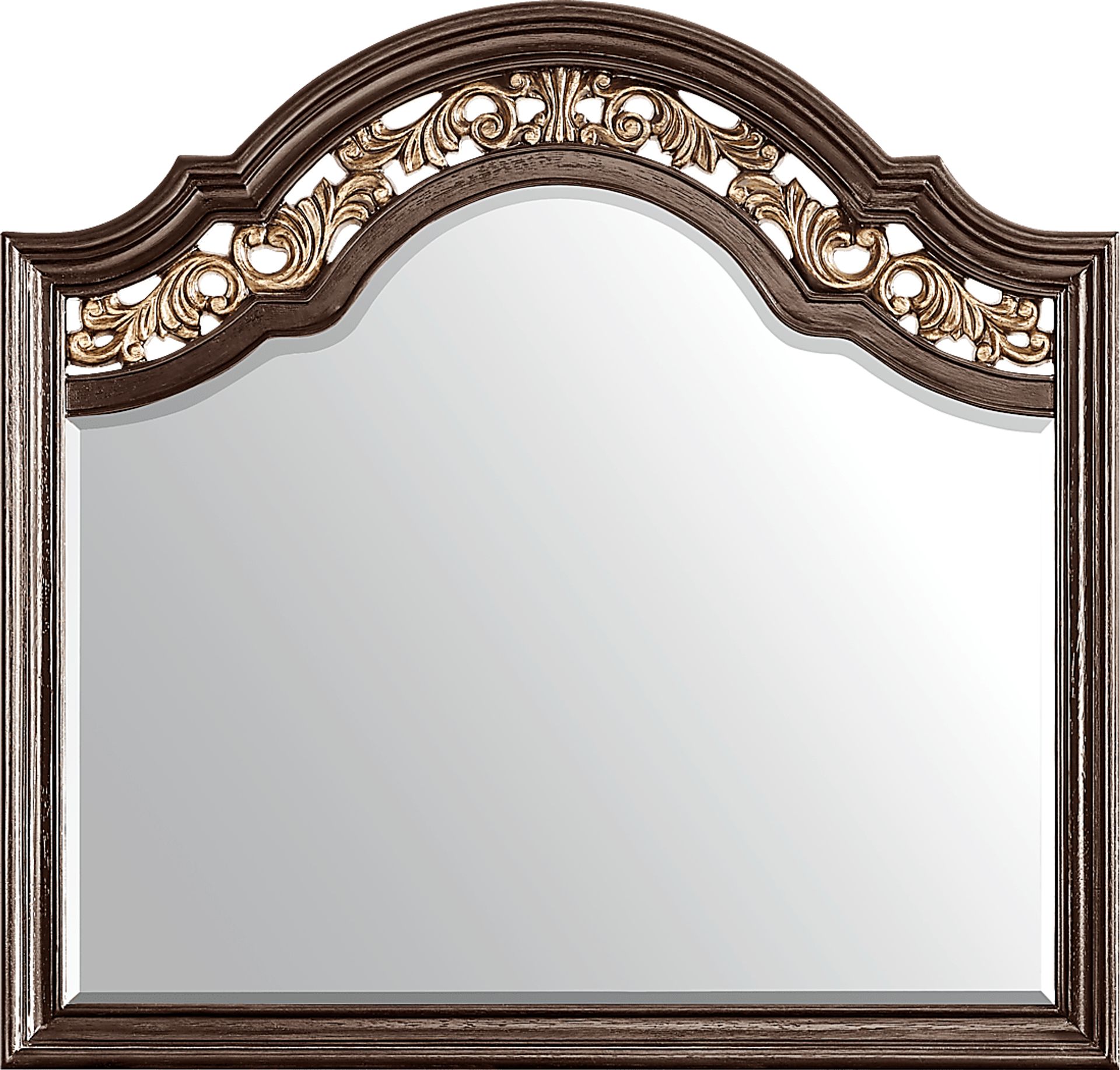 Augustine Brown 7 Pc Queen Arched Panel Bedroom - Image 11