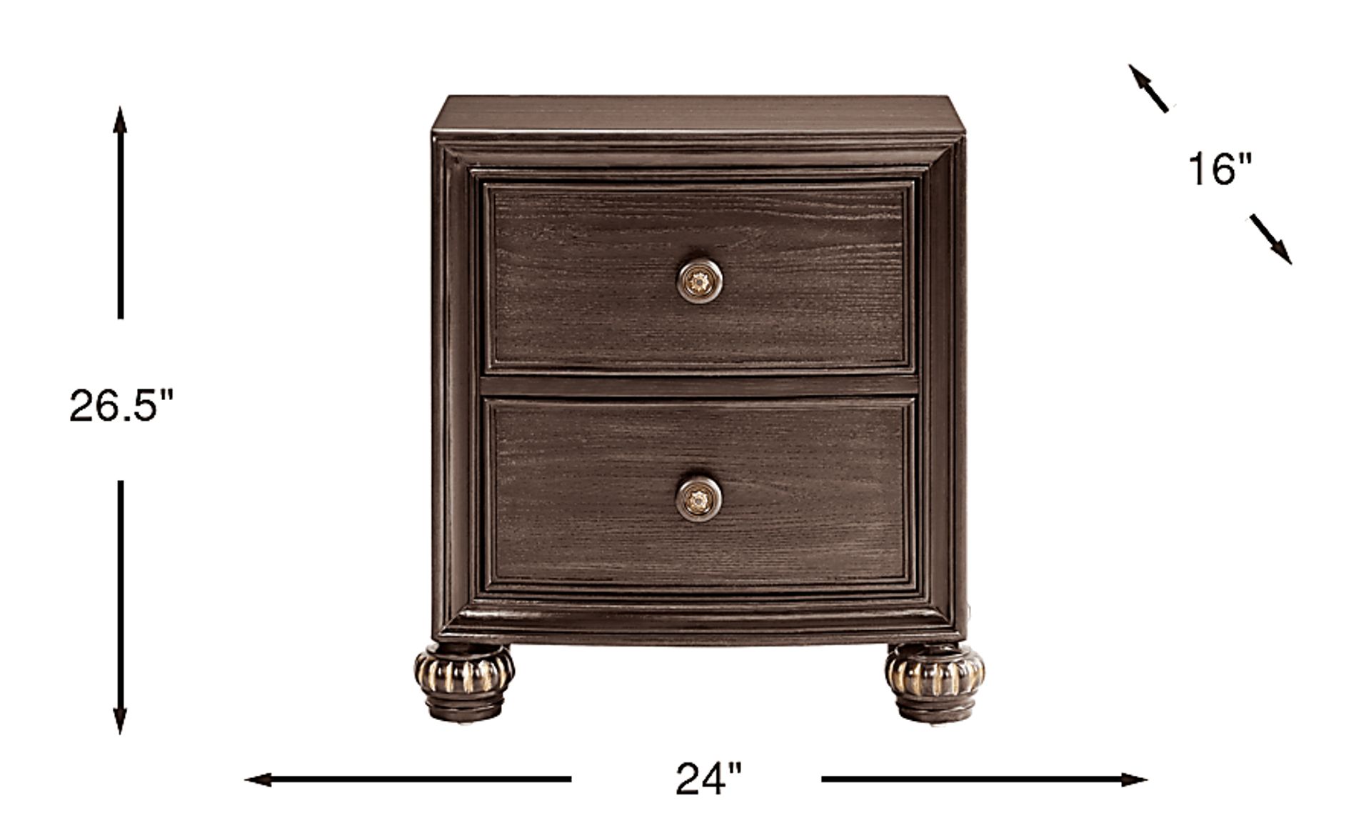 Dimension Image. Please refer to the Dimension Tab on this page for dimension details.