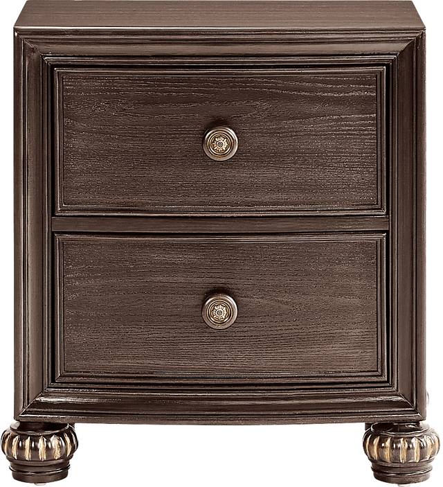Augustine Brown 7 Pc Queen Arched Panel Bedroom - Thumbnail - Image 8