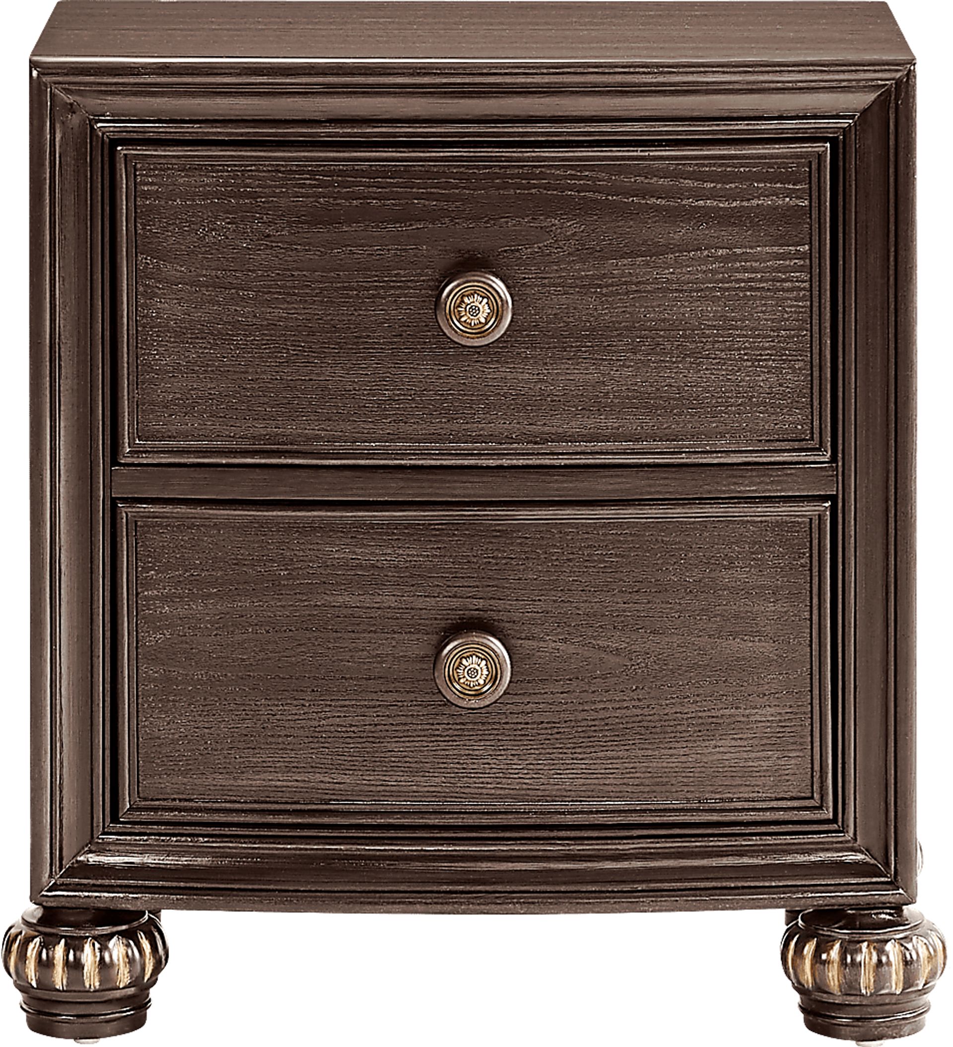Augustine Brown 7 Pc Queen Arched Panel Bedroom - Image 8
