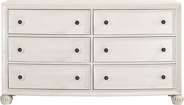 Augustine White 7 Pc Queen Arched Panel Bedroom - Thumbnail - Image 3
