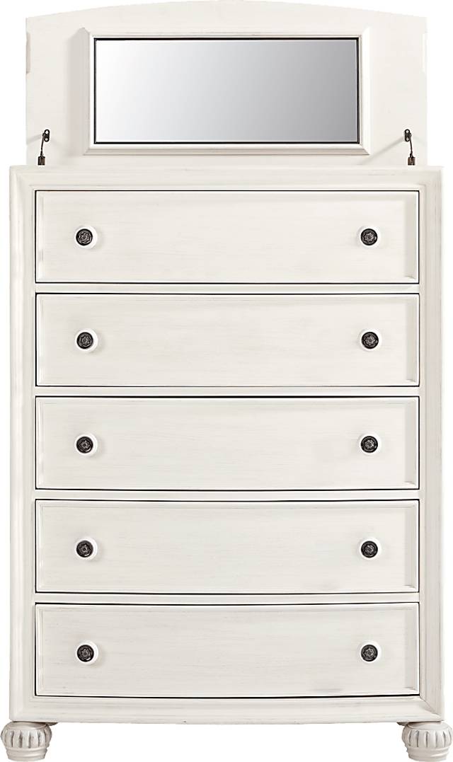 Augustine White Lift Top Chest - Thumbnail - Image 2