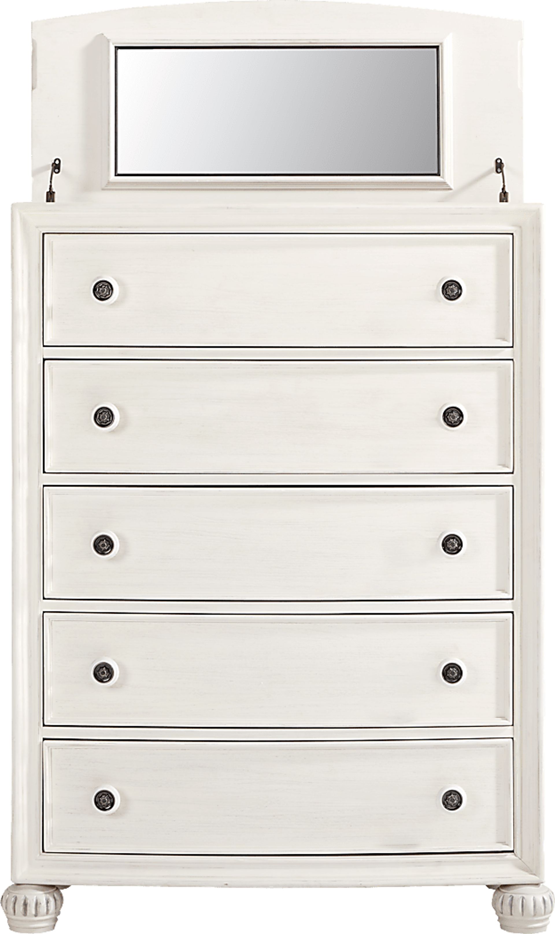 Augustine White Lift Top Chest - Image 2