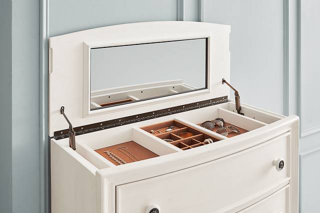 Augustine White Lift Top Chest - Thumbnail - Image 3