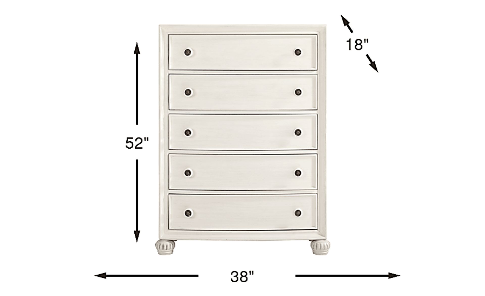 Dimension Image. Please refer to the Dimension Tab on this page for dimension details.