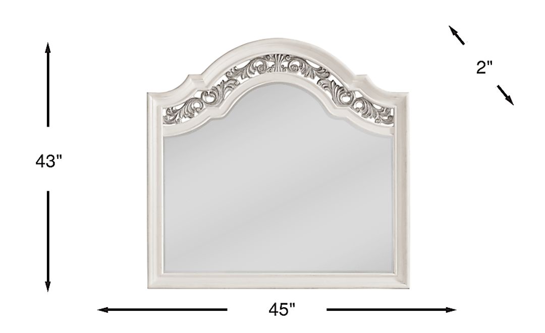 Augustine White Mirror