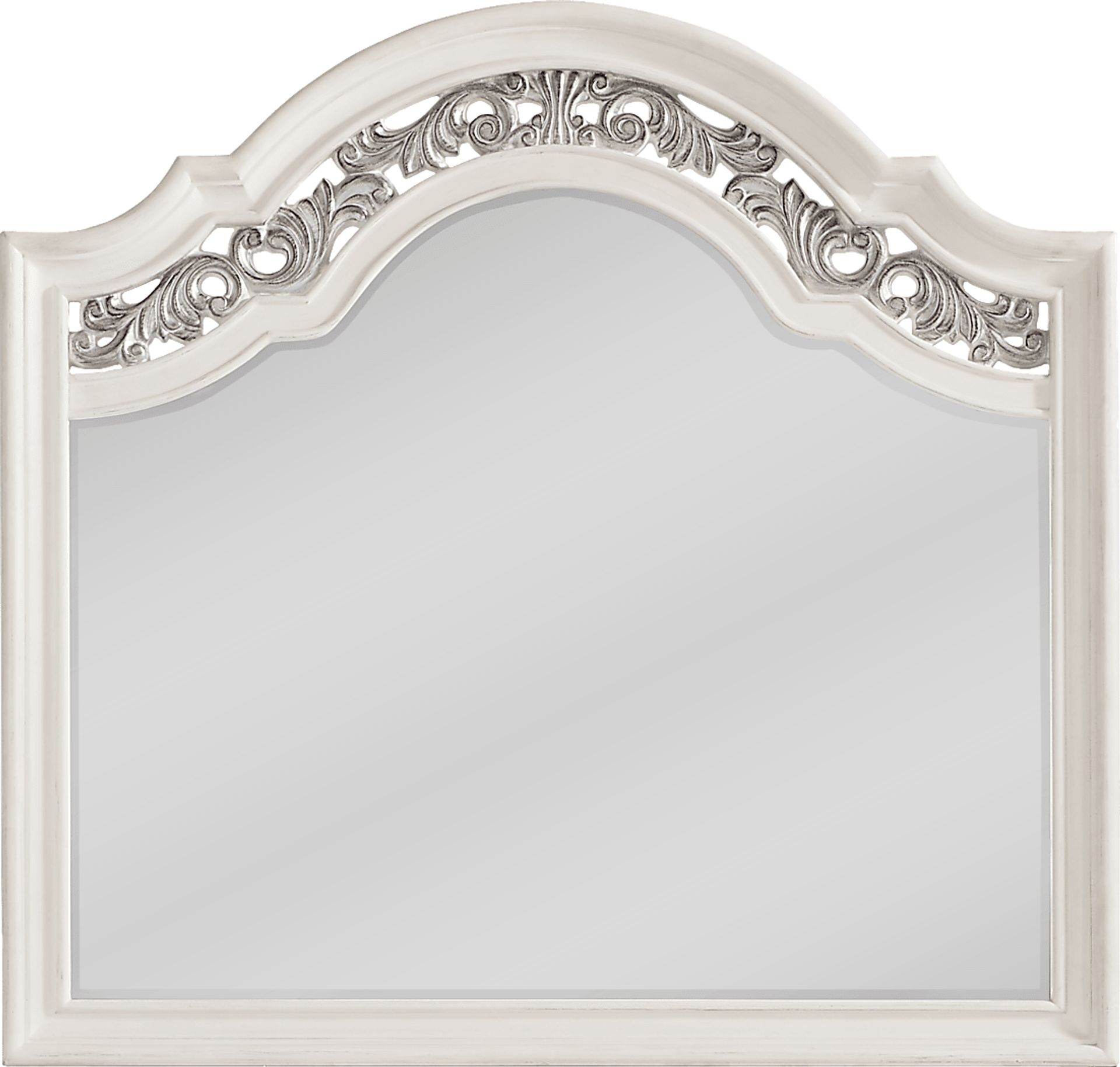 Augustine White 7 Pc Queen Arched Panel Bedroom - Image 10
