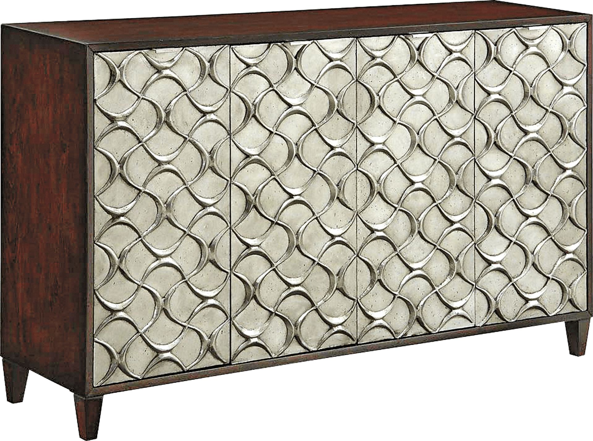 Augustus Silver Accent Cabinet - Image 1