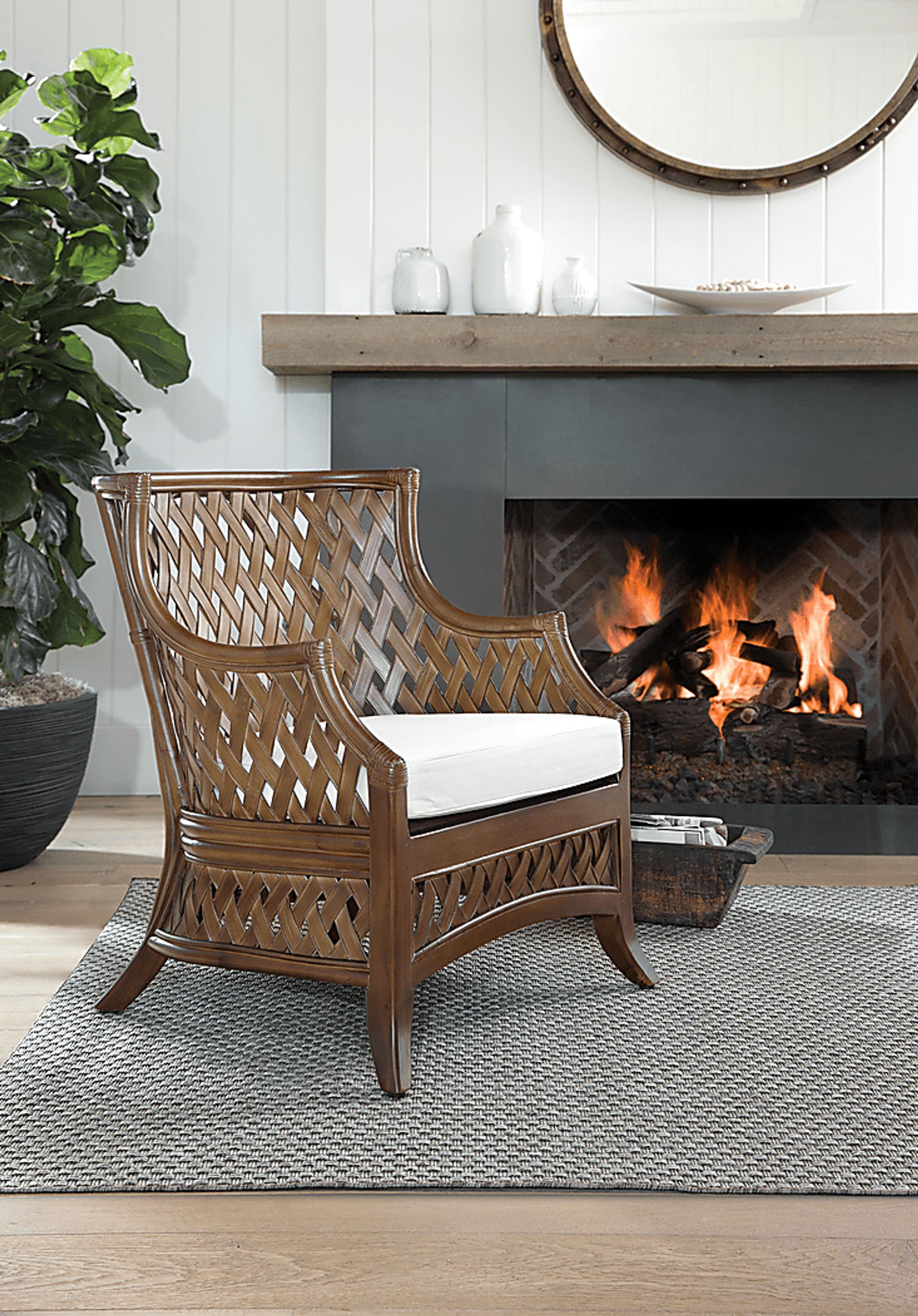 Auilee Brown Accent Chair - Image 2