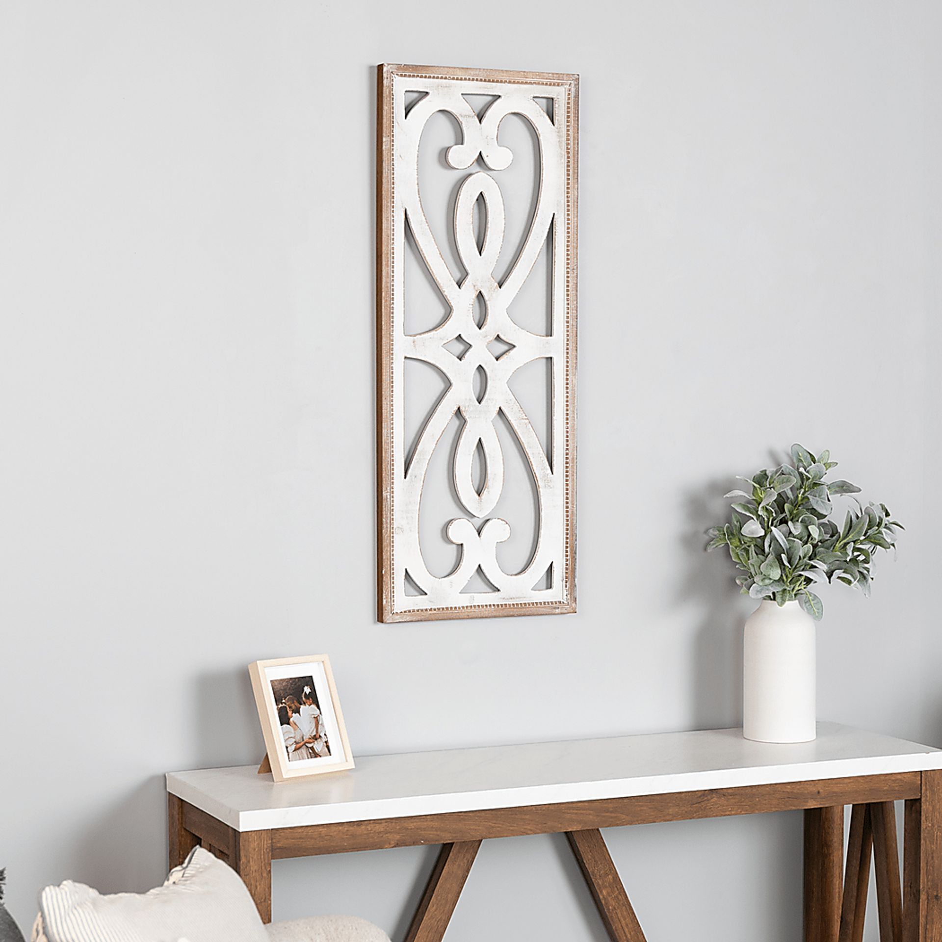 Aundry White Wall Decor - Image 2