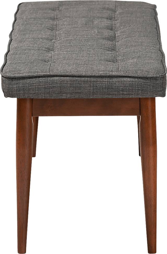 Aurabank Dark Gray Dining Bench - Thumbnail - Image 5